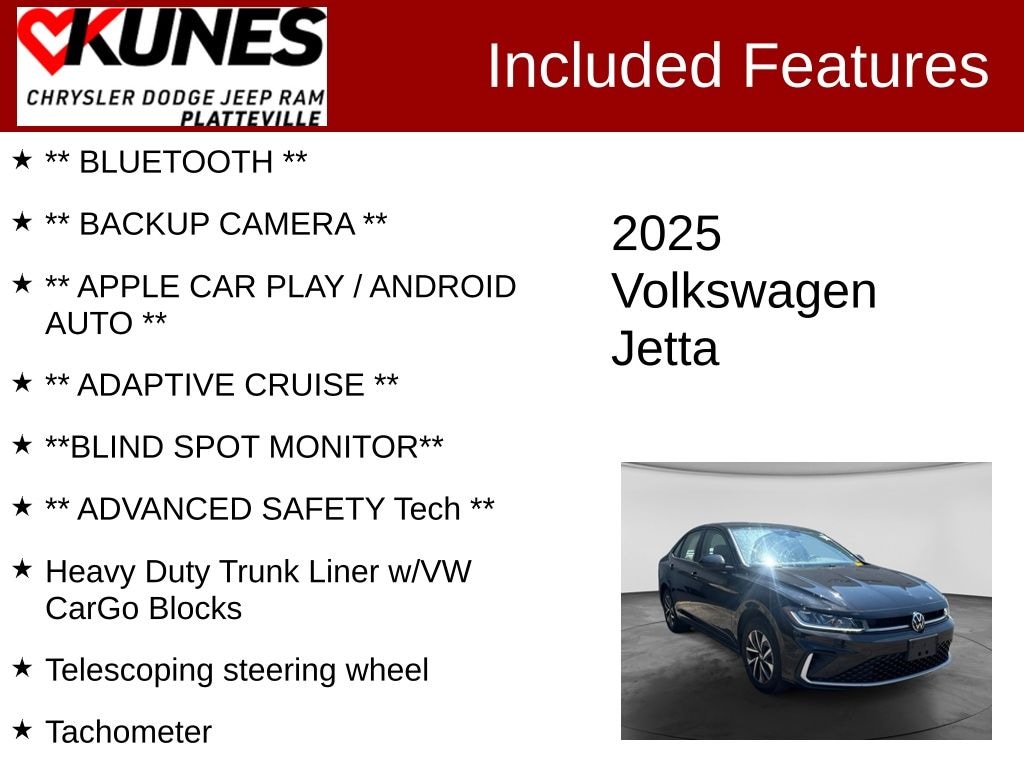 Used 2025 Volkswagen Jetta 1.5T S Sedan