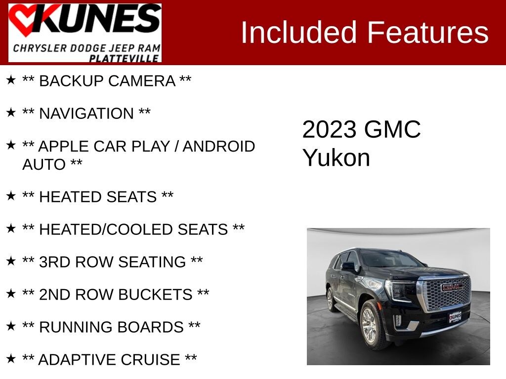 Used 2023 GMC Yukon Denali SUV