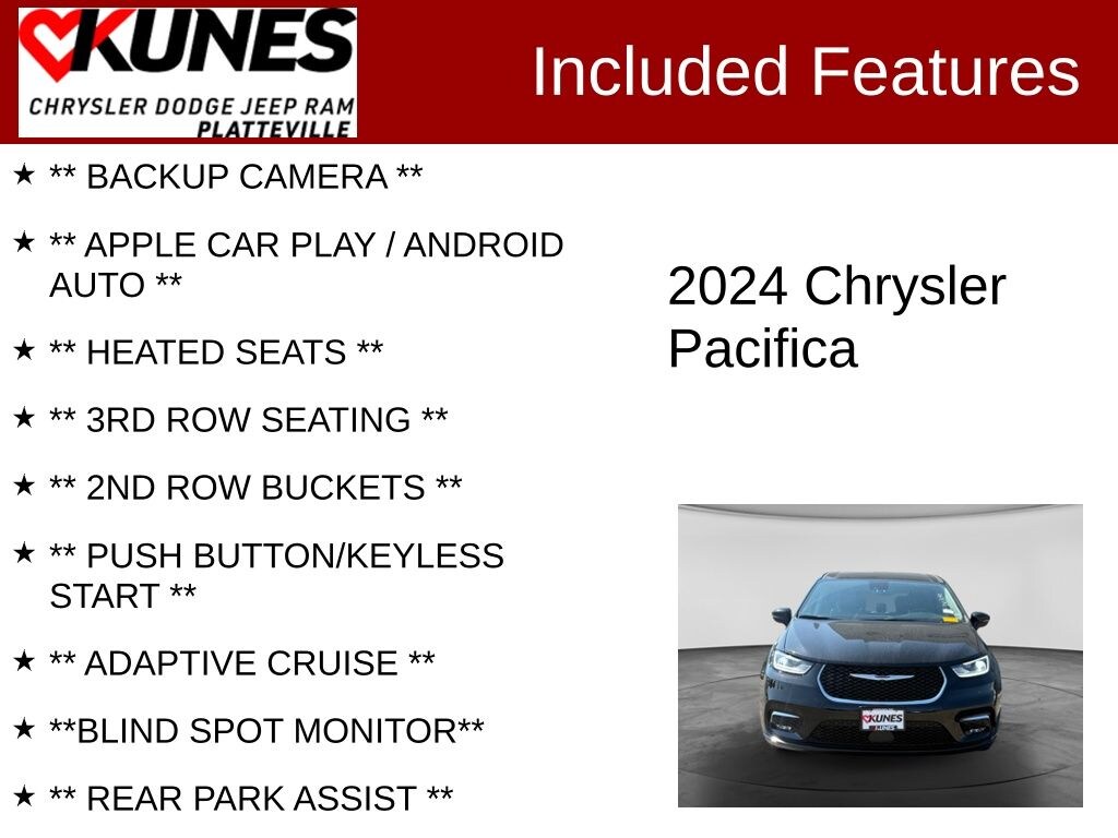 Used 2024 Chrysler Pacifica Touring L Minivan/Van