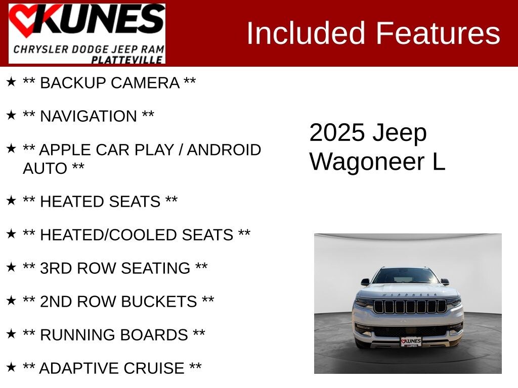 Used 2025 Jeep Wagoneer L Series II SUV