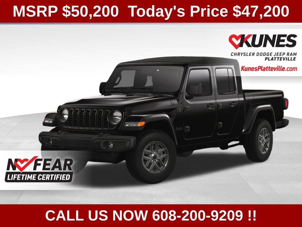 New 2025 Jeep Gladiator Sport S Dark Sky Pickup