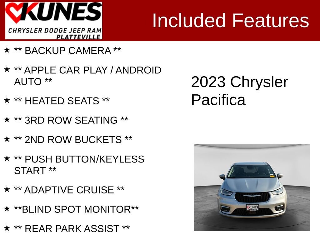 Used 2023 Chrysler Pacifica Touring L Minivan/Van