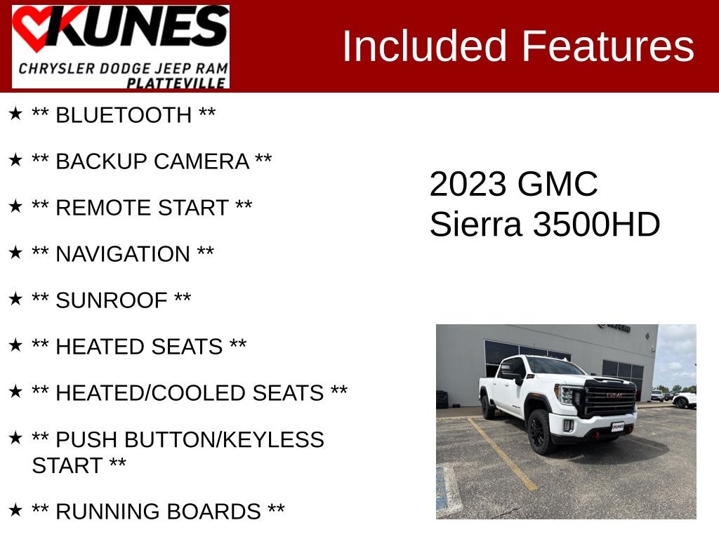 Used 2023 GMC Sierra 3500HD AT4 Truck