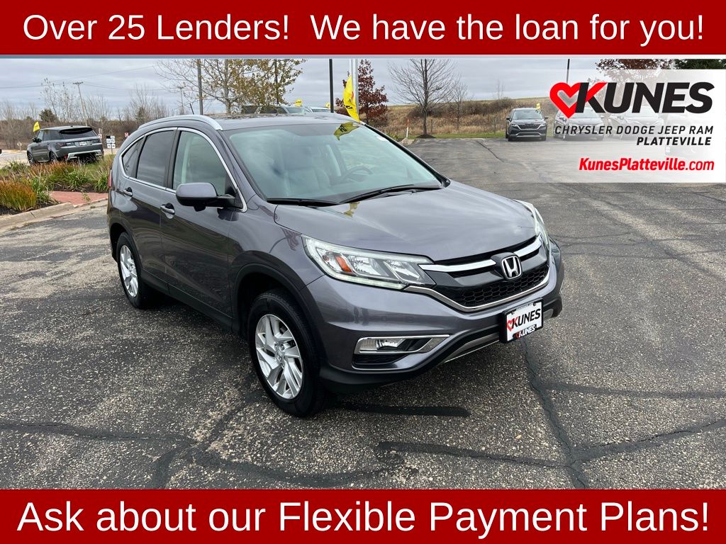 Certified 2016 Honda CR-V EX-L with VIN 5J6RM4H79GL104364 for sale in Platteville, WI