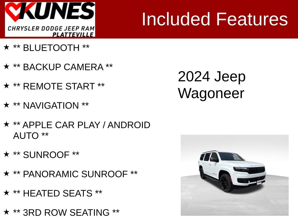 Used 2024 Jeep Wagoneer Series II SUV