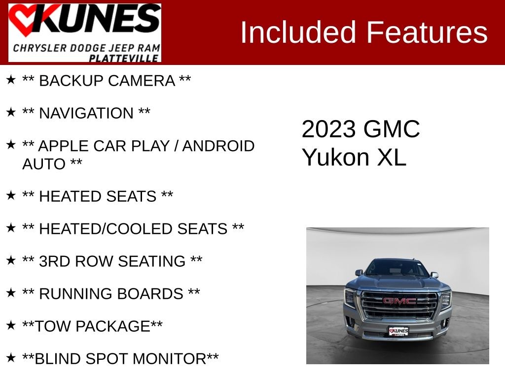 Used 2023 GMC Yukon XL SLT SUV