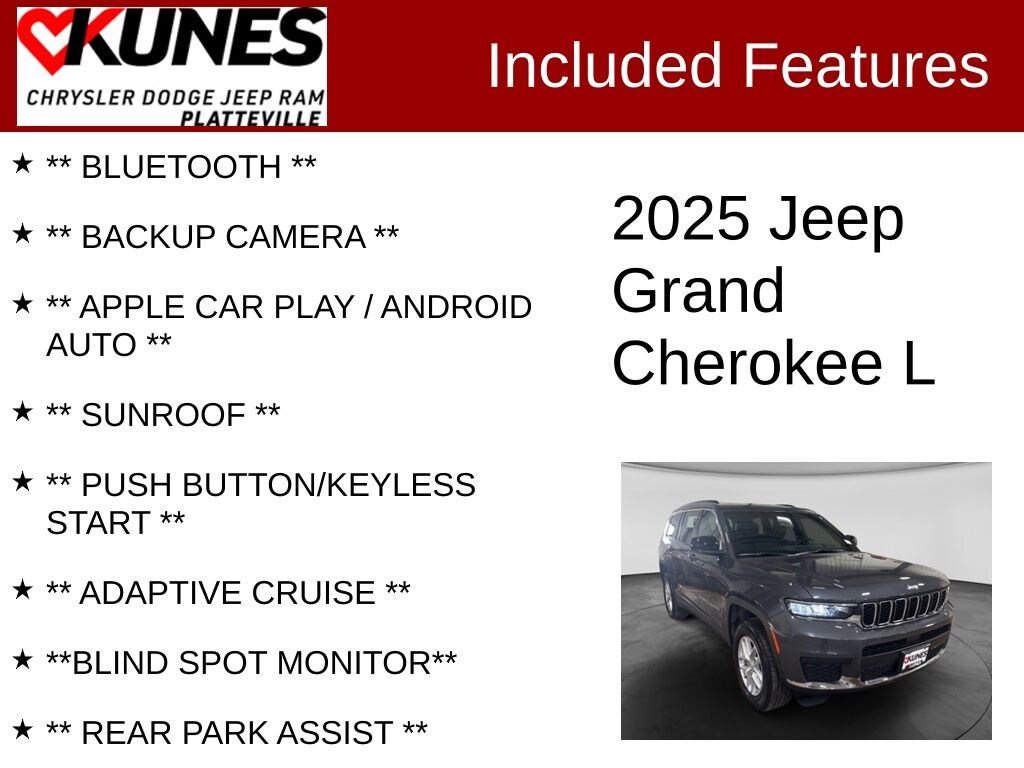 New 2025 Jeep Grand Cherokee Laredo Sport Utility