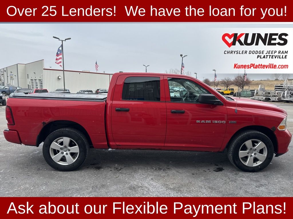 Used 2012 RAM Ram 1500 Pickup ST with VIN 1C6RD7KT5CS282955 for sale in Platteville, WI