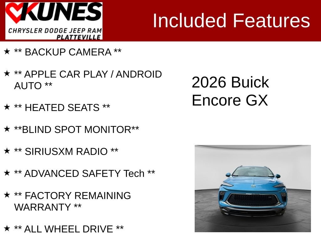 Used 2026 Buick Encore GX Sport Touring SUV