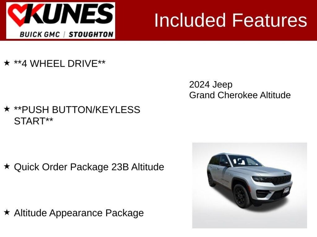 Used 2024 Jeep Grand Cherokee Altitude SUV