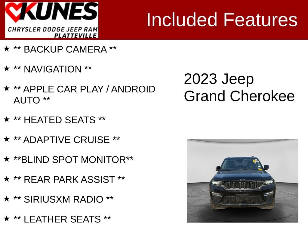 Used 2023 Jeep Grand Cherokee Limited SUV