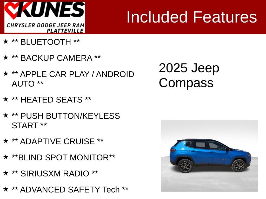 Used 2025 Jeep Compass Limited SUV