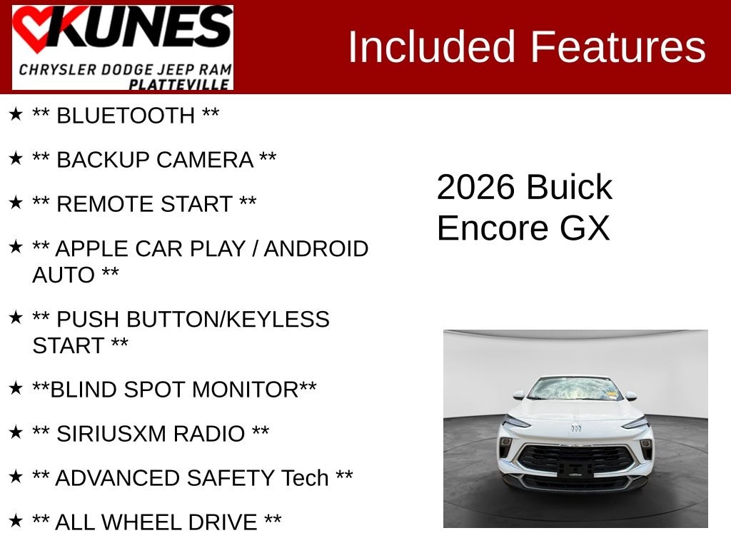 Used 2026 Buick Encore GX Preferred SUV