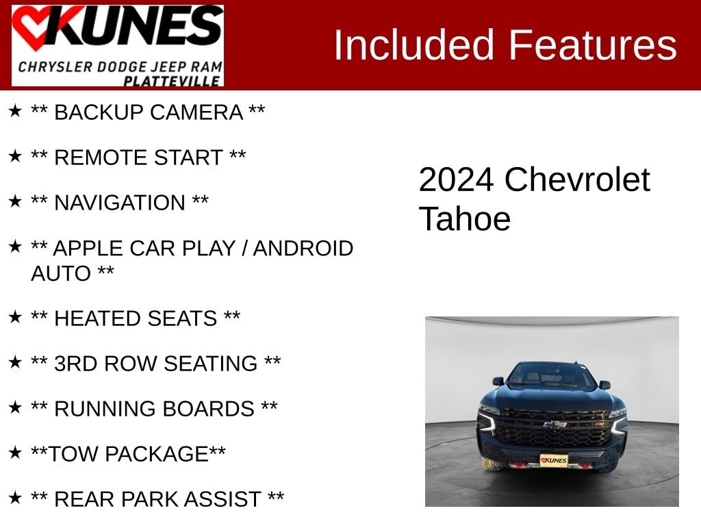 Used 2024 Chevrolet Tahoe Z71 SUV