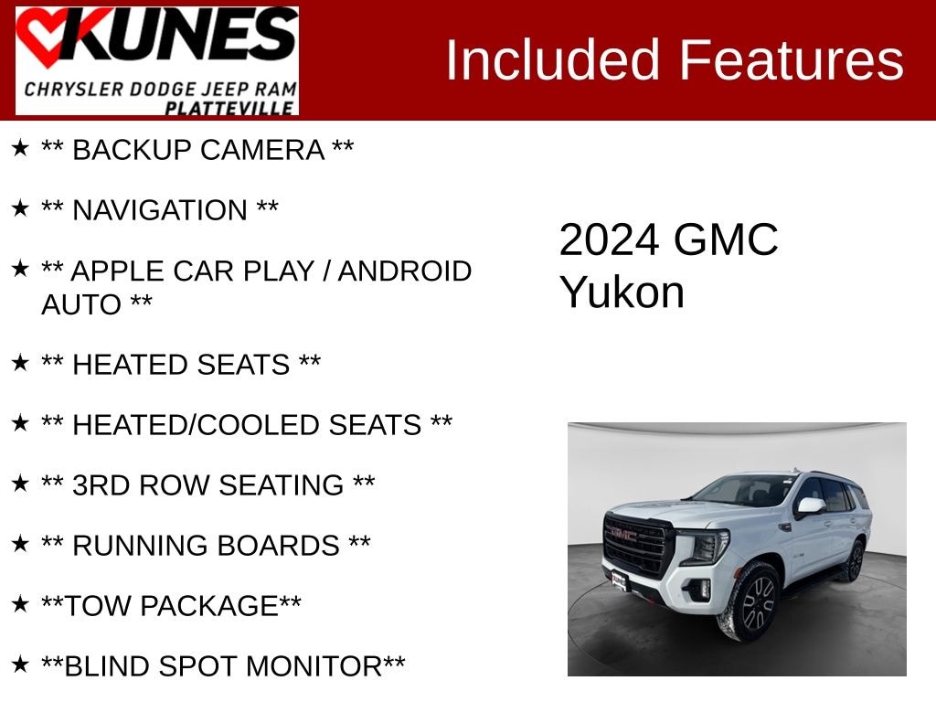 Used 2024 GMC Yukon AT4 SUV