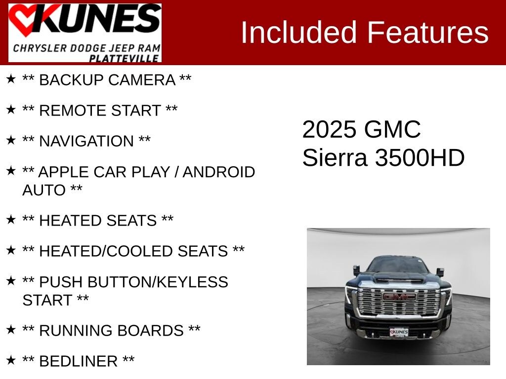 Used 2025 GMC Sierra 3500HD Denali Truck