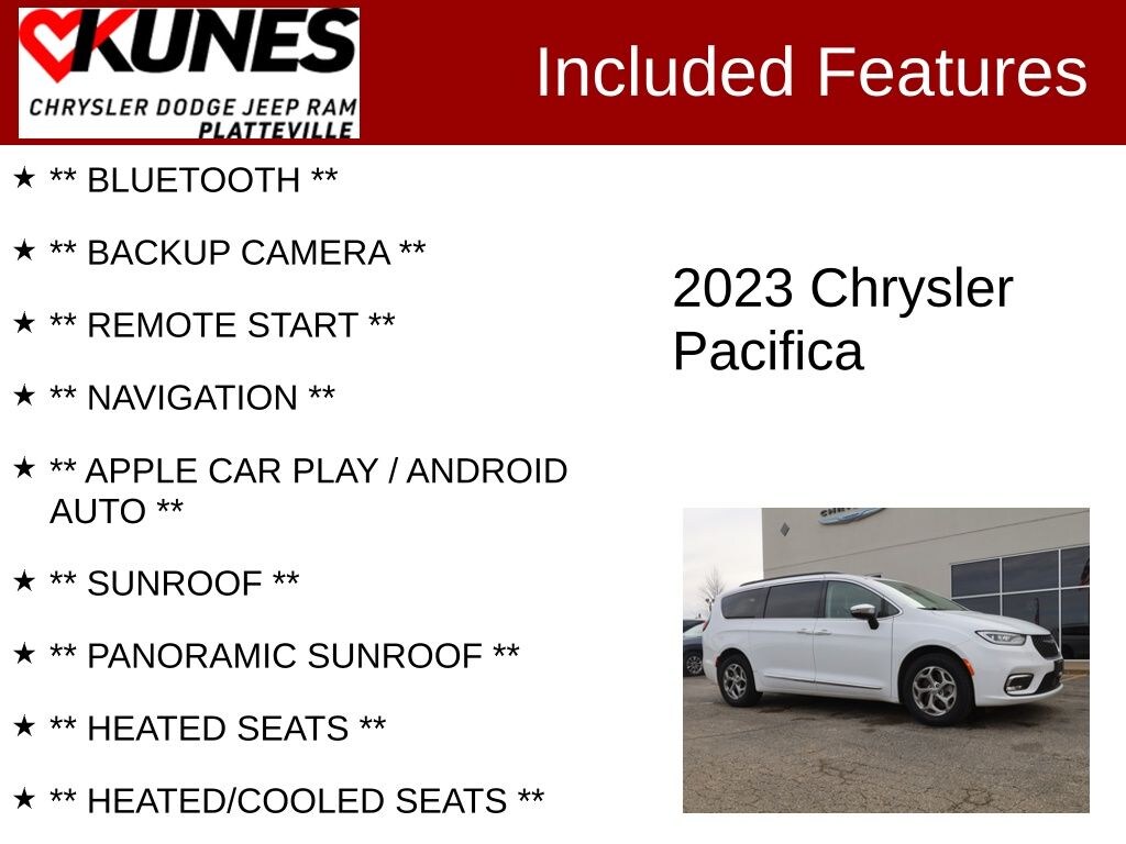 Used 2023 Chrysler Pacifica Limited Minivan/Van