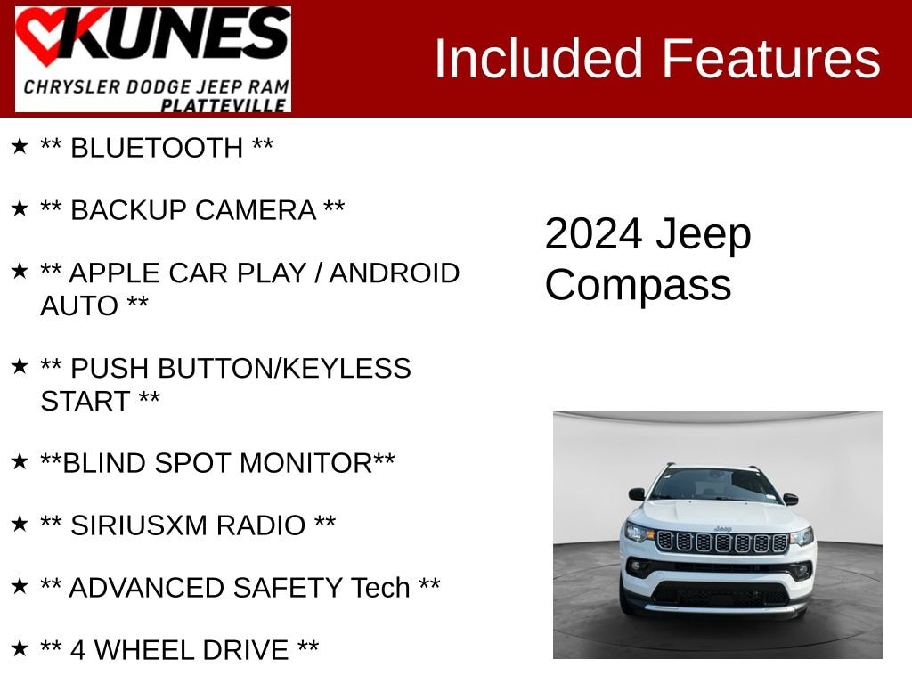 Used 2024 Jeep Compass Latitude SUV
