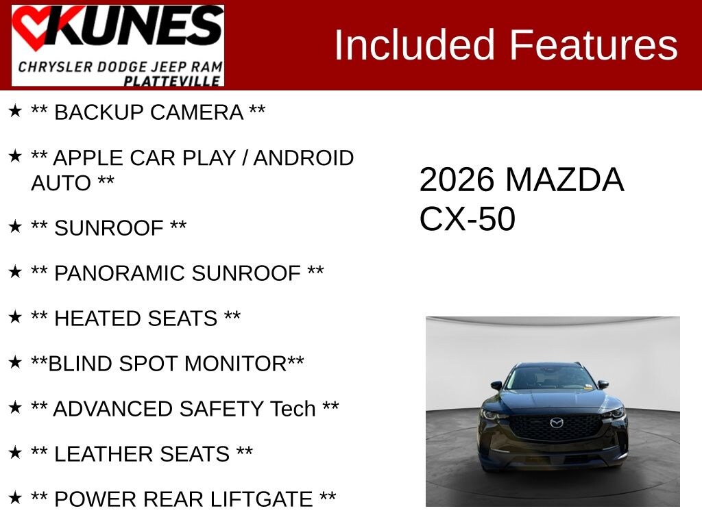 Used 2026 Mazda CX-50 2.5 S Preferred SUV