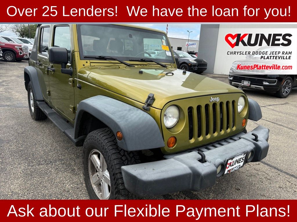 Used 2007 Jeep Wrangler Unlimited X with VIN 1J8GA39167L196469 for sale in Platteville, WI
