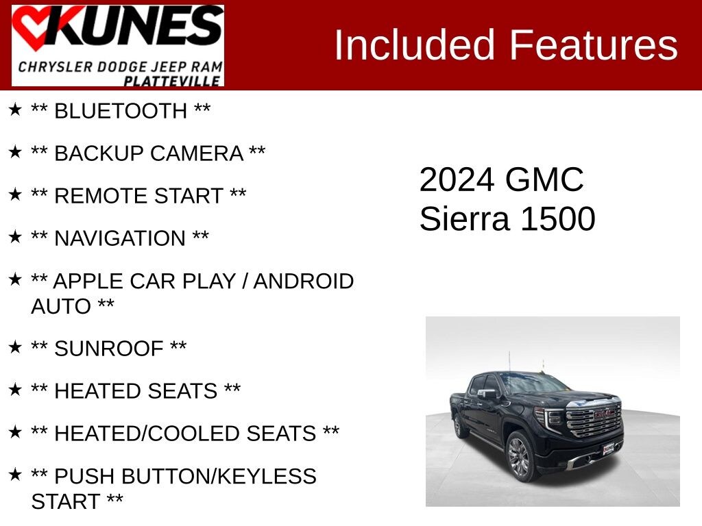 Used 2024 GMC Sierra 1500 Denali Truck