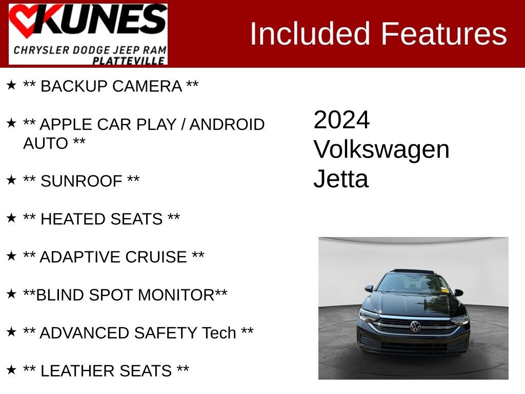 Used 2024 Volkswagen Jetta 1.5T SE Sedan
