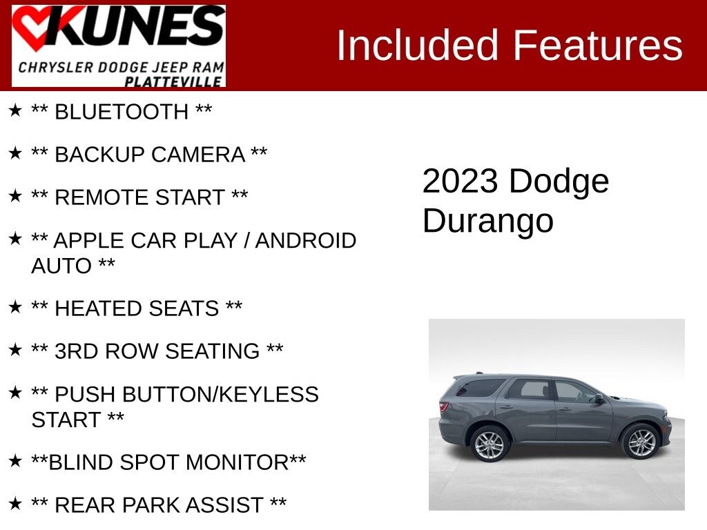 Used 2023 Dodge Durango GT SUV