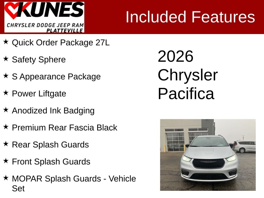 New 2026 Chrysler Pacifica Select Passenger Van
