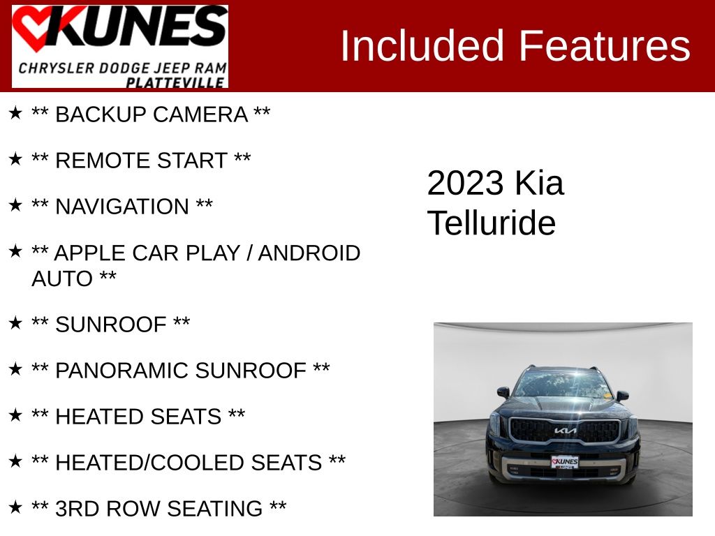 Used 2023 Kia Telluride SX X-Line SUV