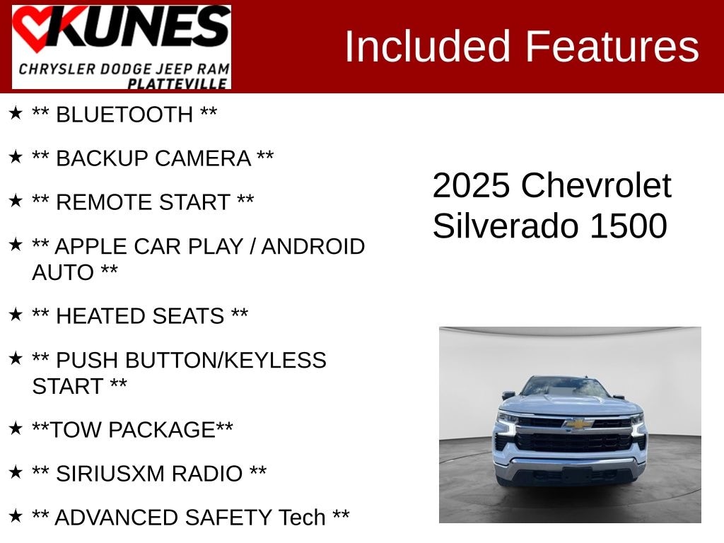 Used 2025 Chevrolet Silverado 1500 LT Truck