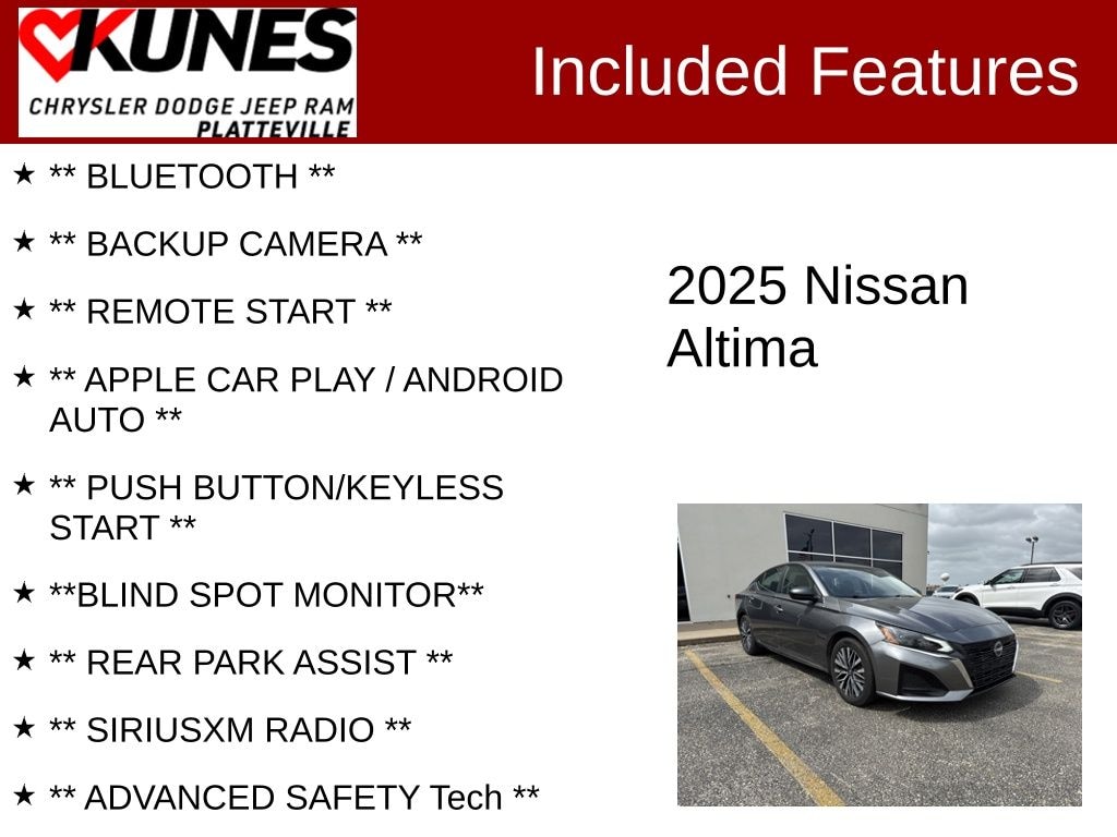 Used 2025 Nissan Altima 2.5 SV Sedan