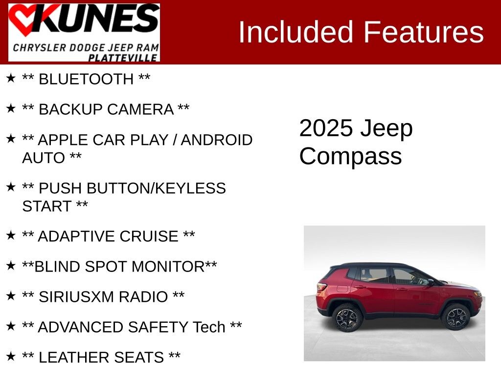Used 2025 Jeep Compass Trailhawk SUV