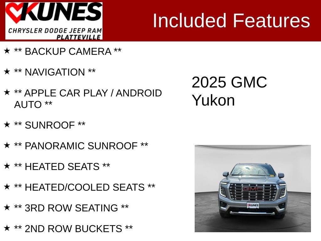 Used 2025 GMC Yukon Denali SUV