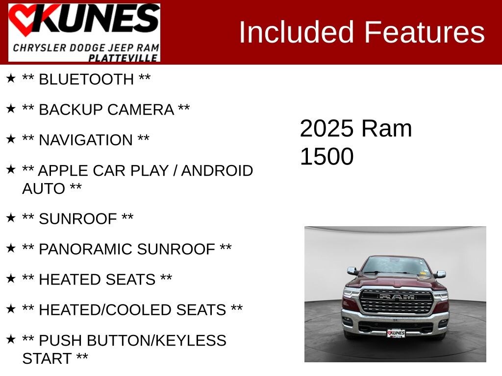Used 2025 Ram 1500 Limited Truck