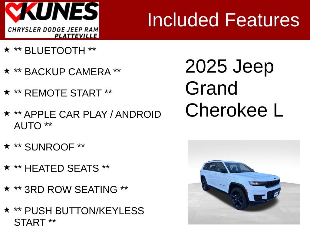 New 2025 Jeep Grand Cherokee Altitude X Sport Utility