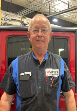 Staff member Ricky Knutson from a00e50736bc0