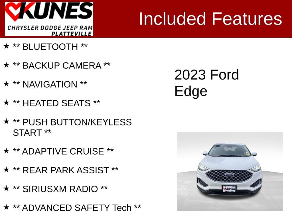 Used 2023 Ford Edge SEL SUV