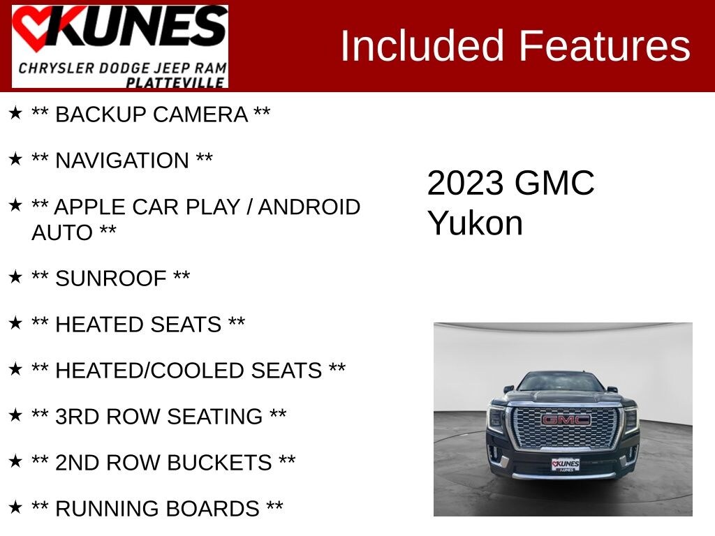Used 2023 GMC Yukon Denali SUV