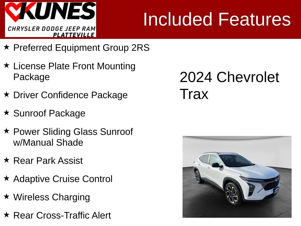 Used 2024 Chevrolet Trax 2RS SUV