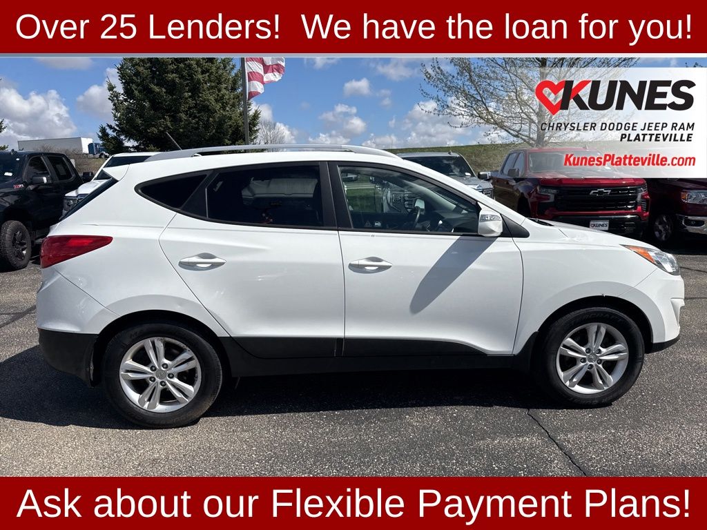 Used 2013 Hyundai Tucson GLS with VIN KM8JUCAC7DU709666 for sale in Platteville, WI