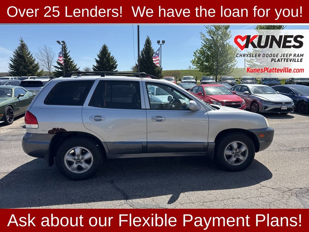 Used 2005 Hyundai Santa Fe GLS with VIN KM8SC73E15U895221 for sale in Platteville, WI