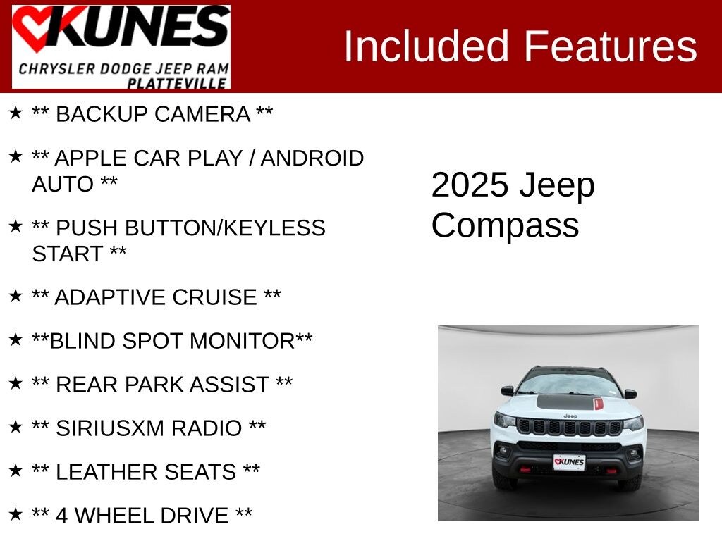 Used 2025 Jeep Compass Trailhawk SUV