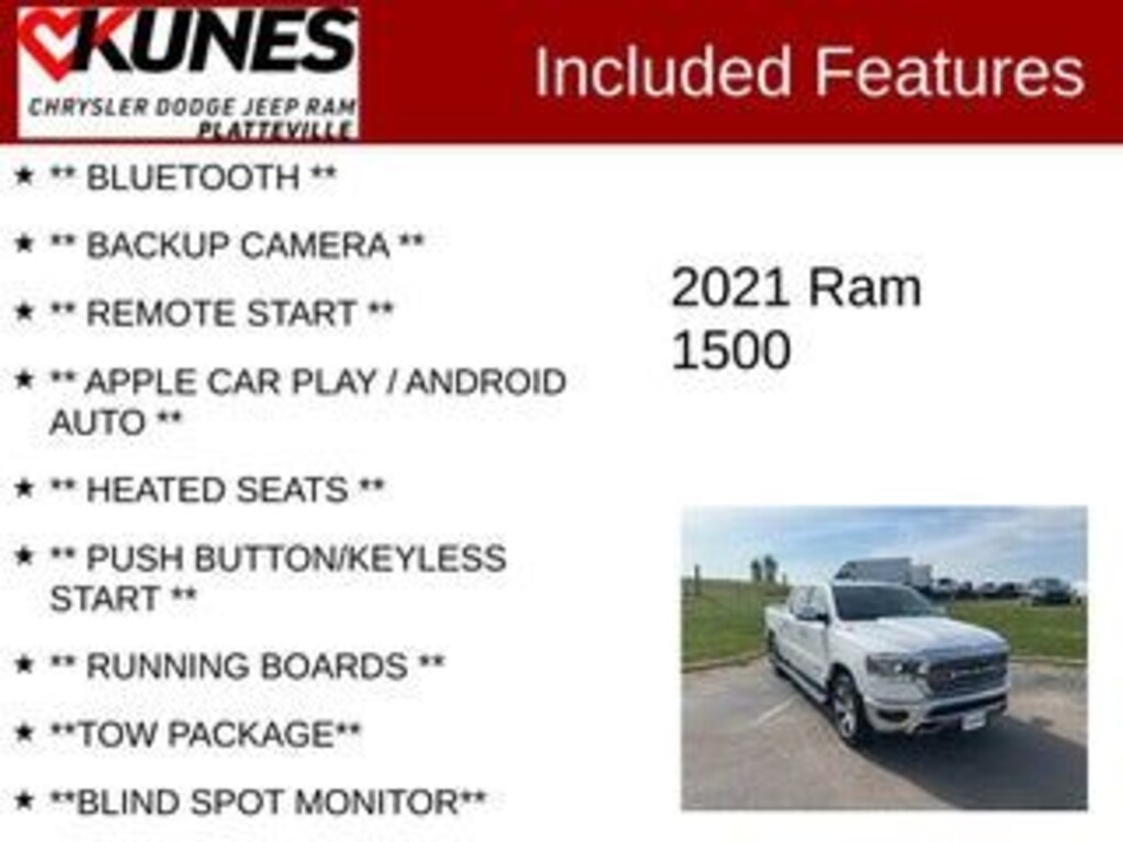 Used 2021 Ram 1500 Laramie Truck