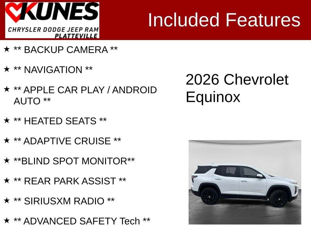 Used 2026 Chevrolet Equinox LT SUV