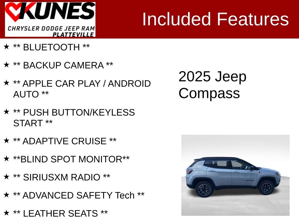 Used 2025 Jeep Compass Trailhawk SUV