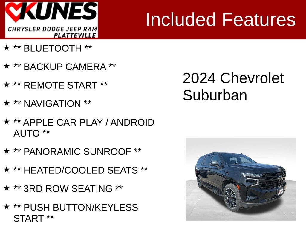 Used 2024 Chevrolet Suburban RST SUV