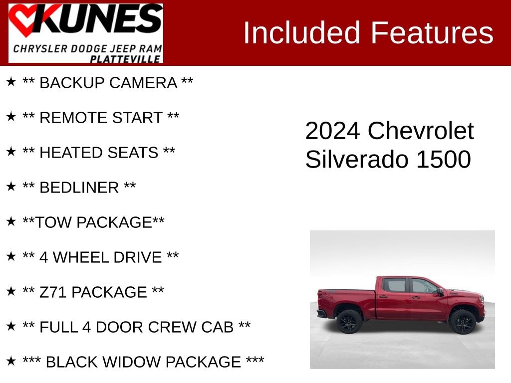Used 2024 Chevrolet Silverado 1500 LT Trail Boss Truck