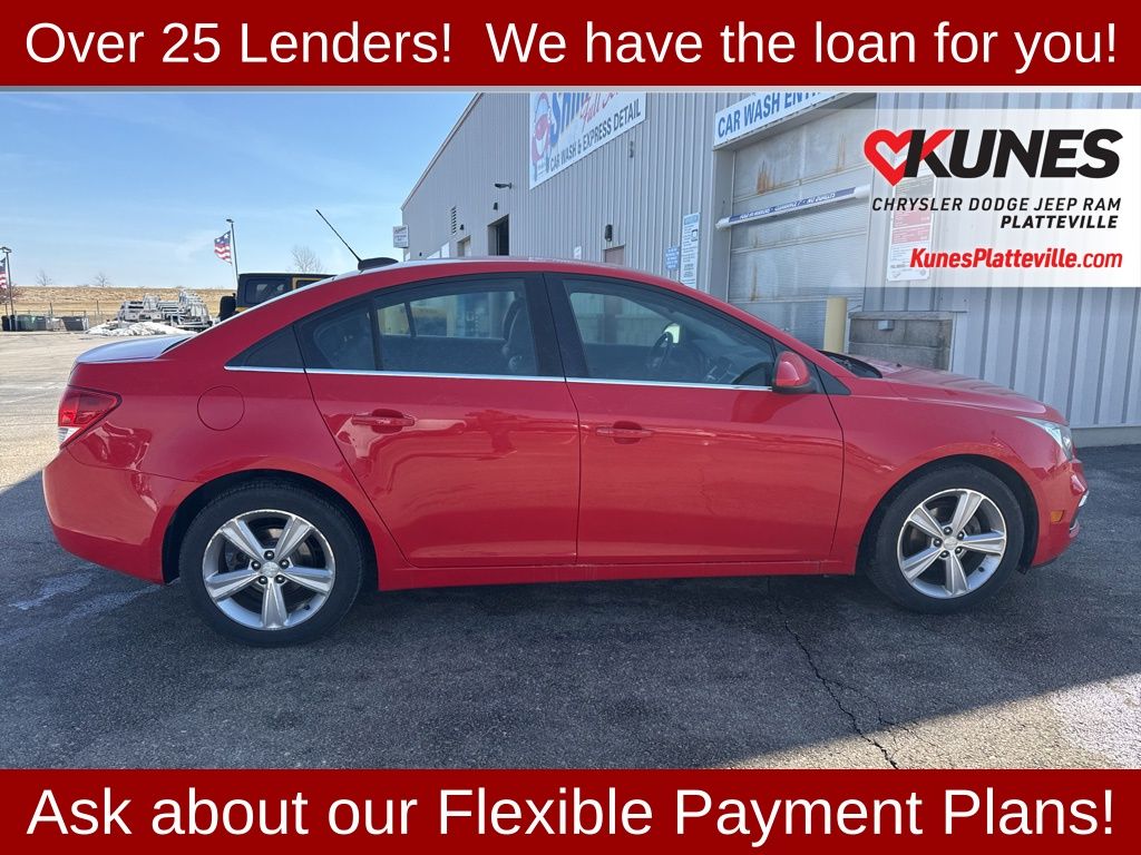 Used 2015 Chevrolet Cruze 2LT with VIN 1G1PE5SB5F7236521 for sale in Platteville, WI