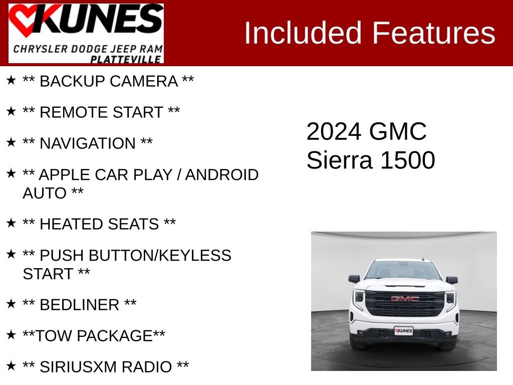Used 2024 GMC Sierra 1500 Elevation Truck