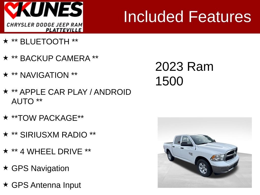 Used 2023 Ram 1500 Classic SLT Truck